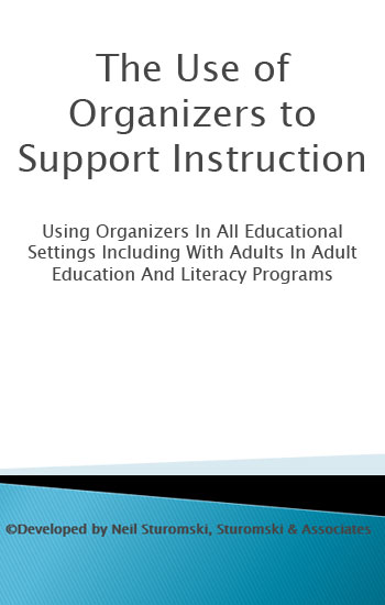 Leader's Guide & Power Point Presentation: The Use of Organizers to Support Instruction